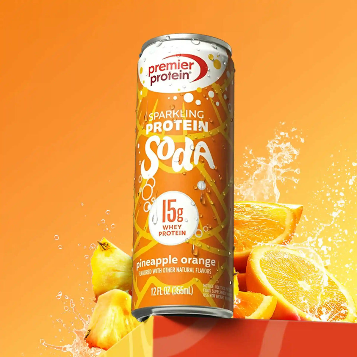 Pineapple Orange Sparkling Protein Soda