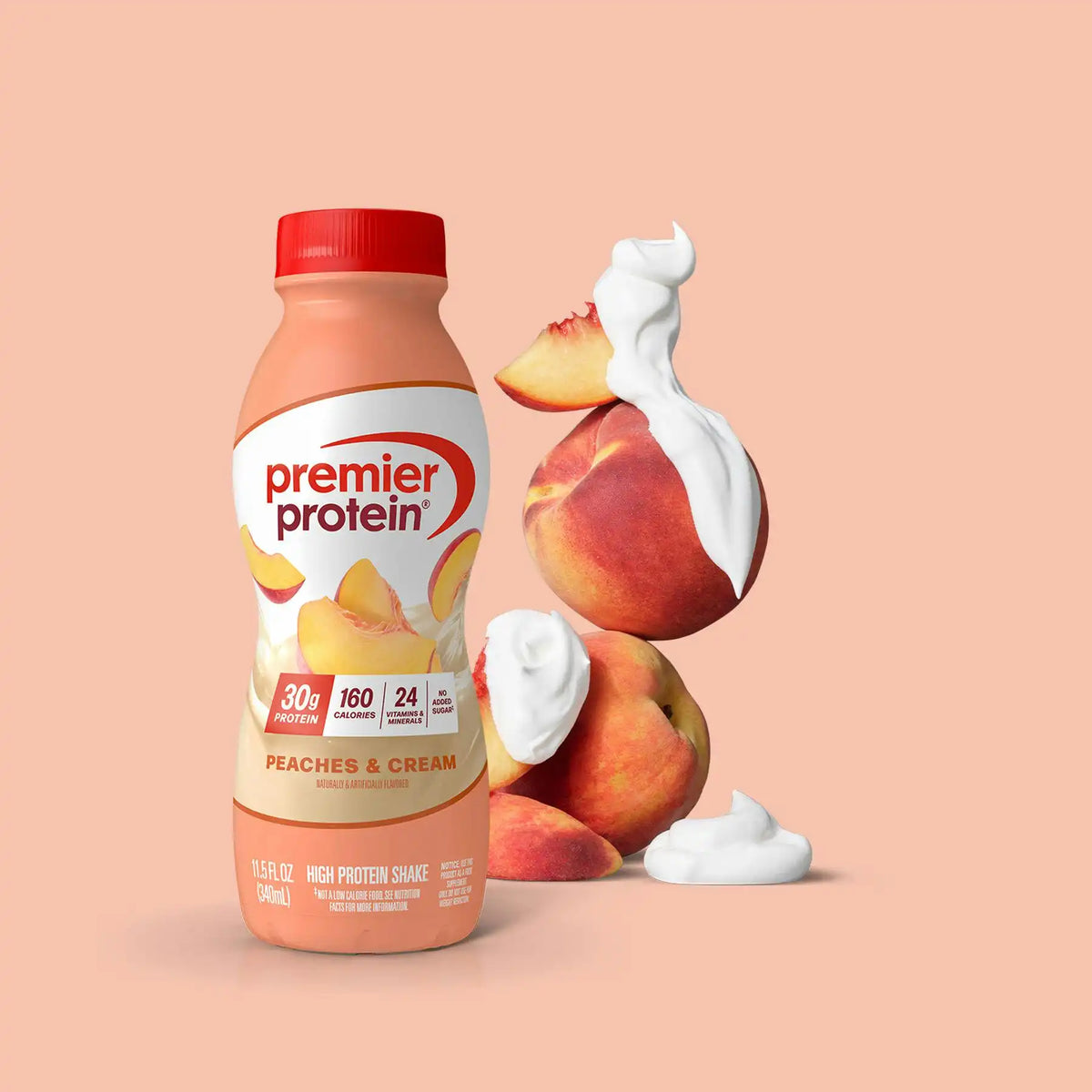Peaches & Cream Protein Shake