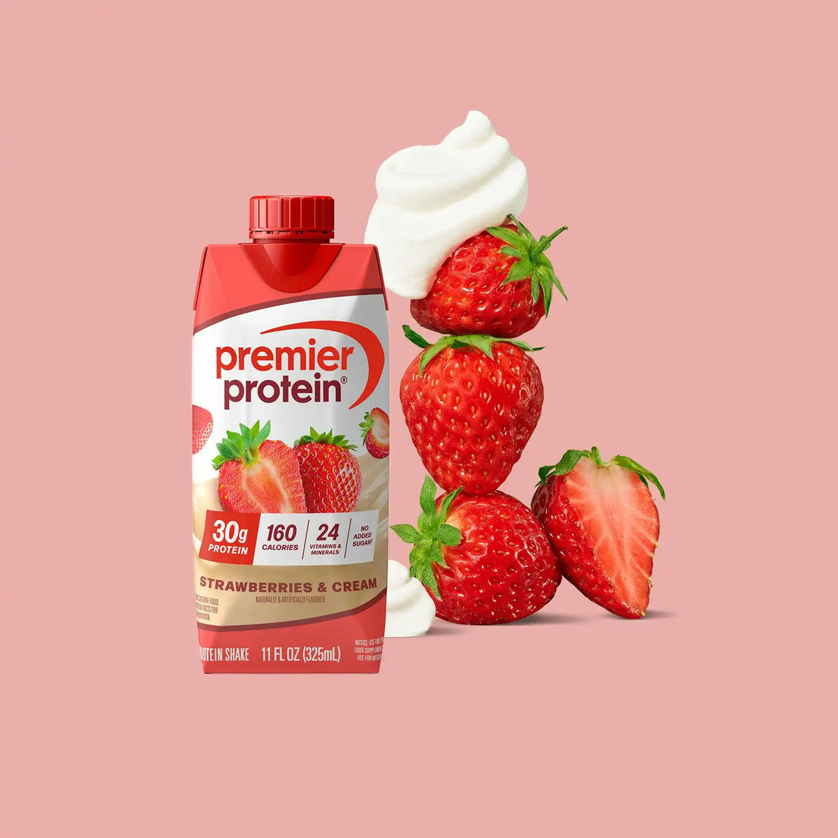 Strawberries & Cream Protein Shake