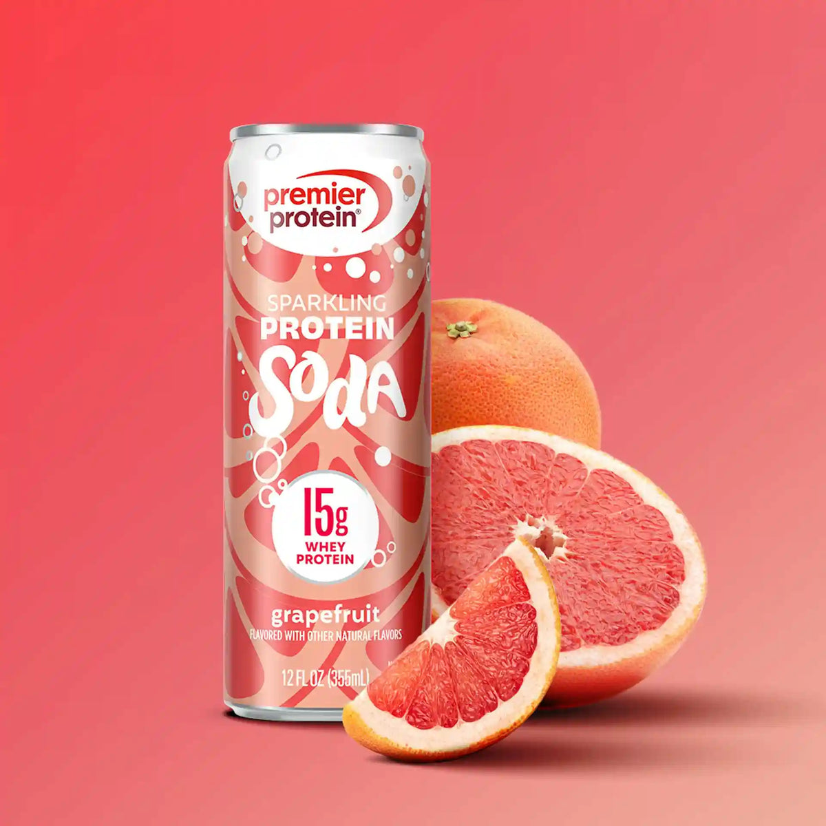 Grapefruit Sparkling Protein Soda